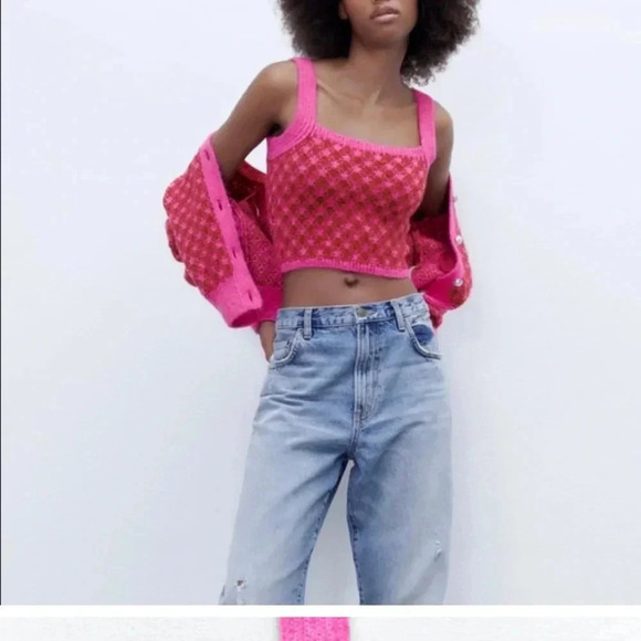 Zara Plaid Knit Set - Picture 7 of 9